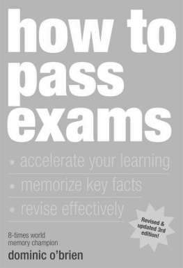 Dominic O’Brien [O’Brien How to Pass Exams