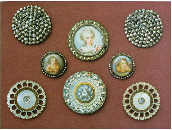 Top right and left Eighteenth-century cut steel set into brass Bottom left - photo 7