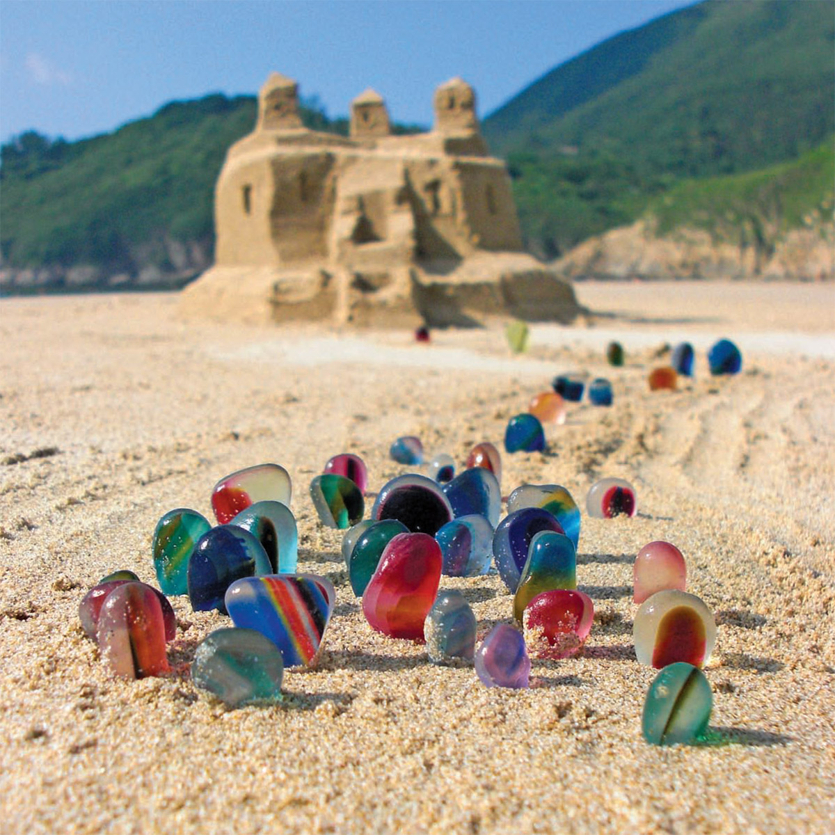 These seaglass multies look like colorfully dressed people here flocking - photo 10