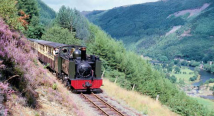 A feature of the Rheidol valley enjoyed by passengers on theVale of Rheidol - photo 3