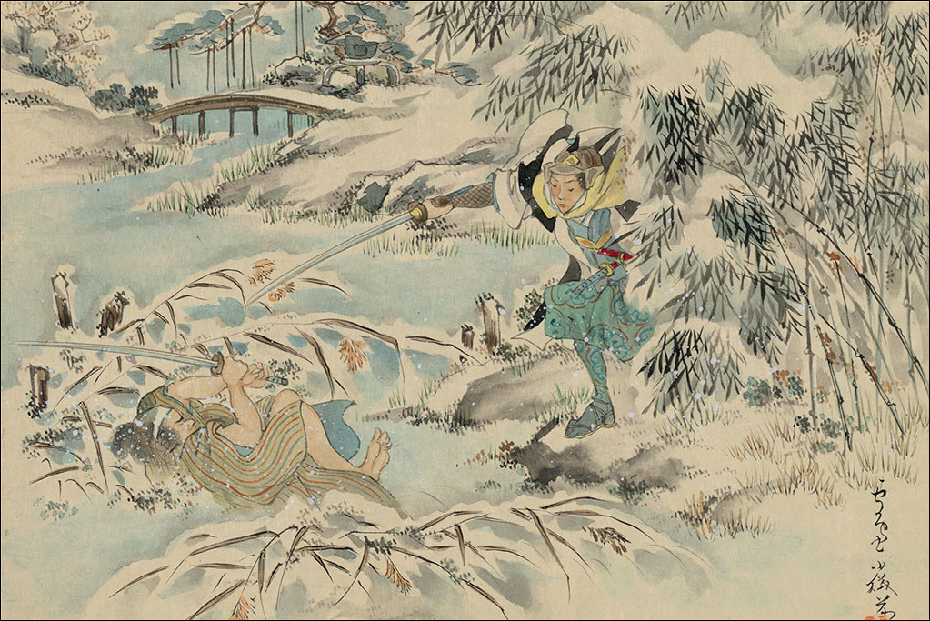 Two rnin battle it out in the snow Rnin were masterless samurai or wave men - photo 7