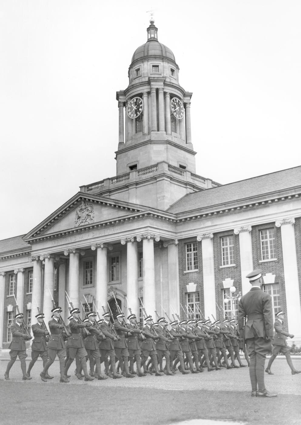 An inspection at the RAF College Cranwell 1936 Trenchard observed Marooned - photo 2