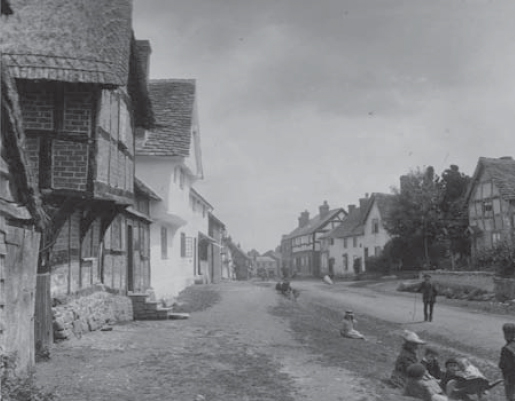 Pembridge Herefordshire c 1900 with a rich mix of brick timber framing - photo 5