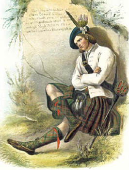 A MacDonald of Glencoe by Robert McIan wears a plain white jacket which - photo 1