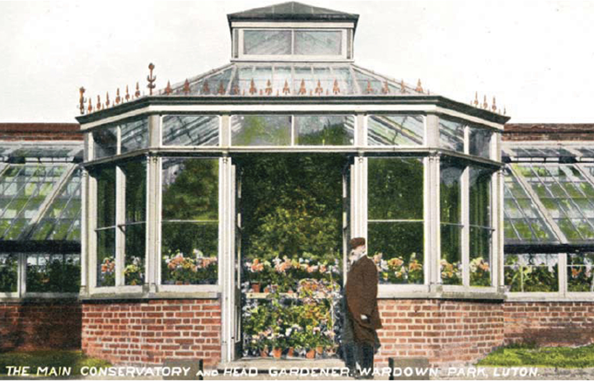 The head gardener at Wardown Park near Luton photographed in 1906 presided - photo 5