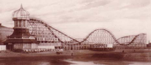 The Big Dipper on Blackpool Pleasure Beach was opened in the 1920s and is - photo 3