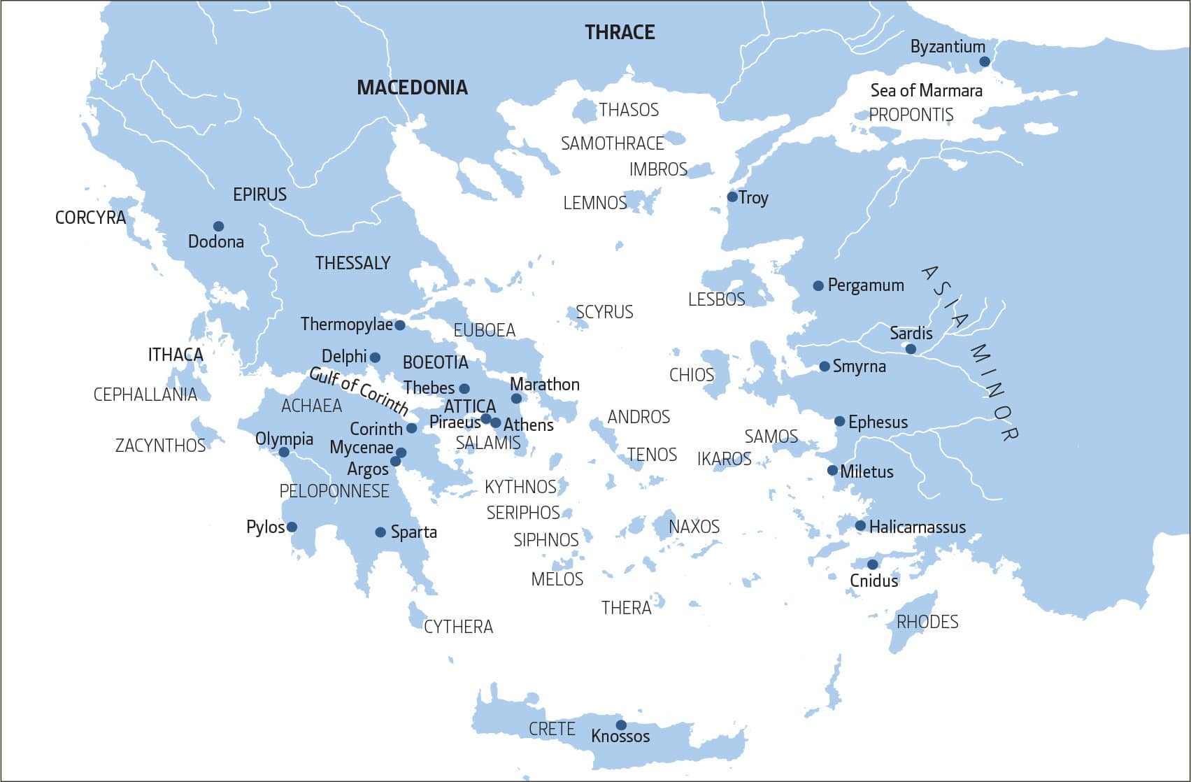 The eastern Mediterranean in the 5th century BCE Greek city-states or poleis - photo 8