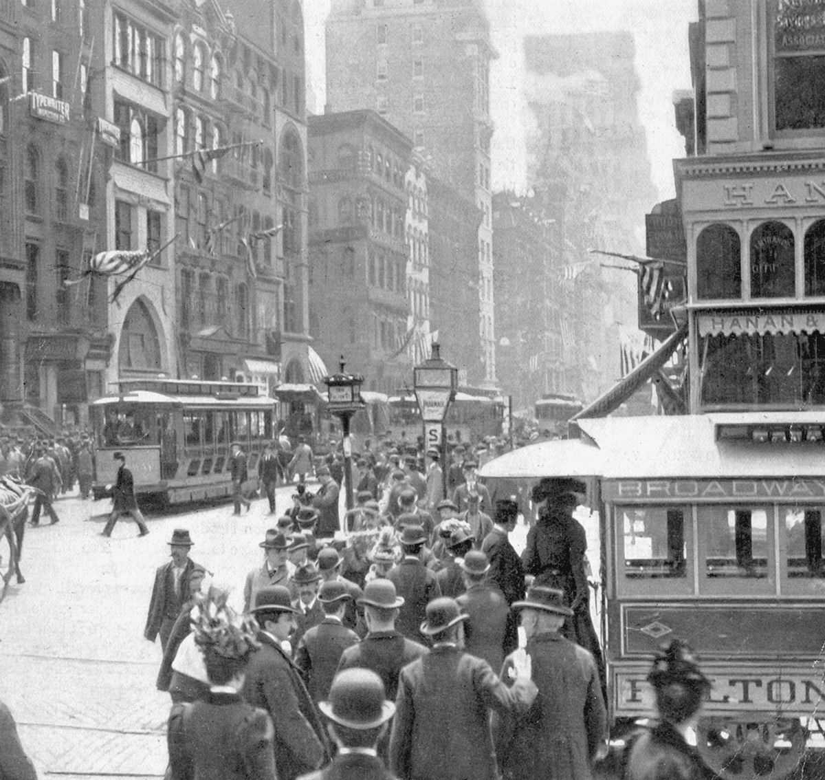 FRONTISPIECE Lower Broadway looking south from Ful ton Street 1899 I T - photo 3