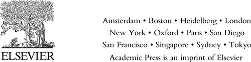 Table of Contents Copyright Academic Press is an imprint of Elsevier 125 London - photo 2