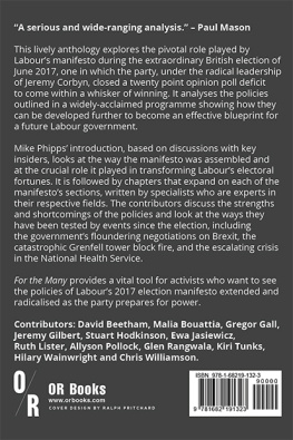 Mike Phipps (ed.) For the Many … Preparing Labour for Power