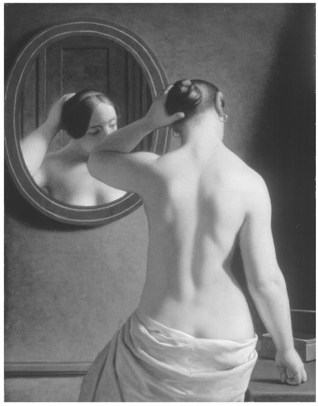 CW Eckersberg Woman before a Mirror 1841 Hirschsprung Collection - photo 1