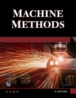 M. Adithan - Machine Methods