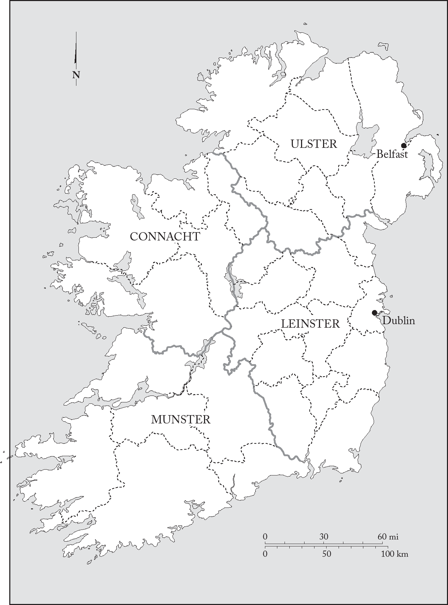 Map 1a Ireland before 1921 Map 1b The Free Irish State and Northern Ireland - photo 1