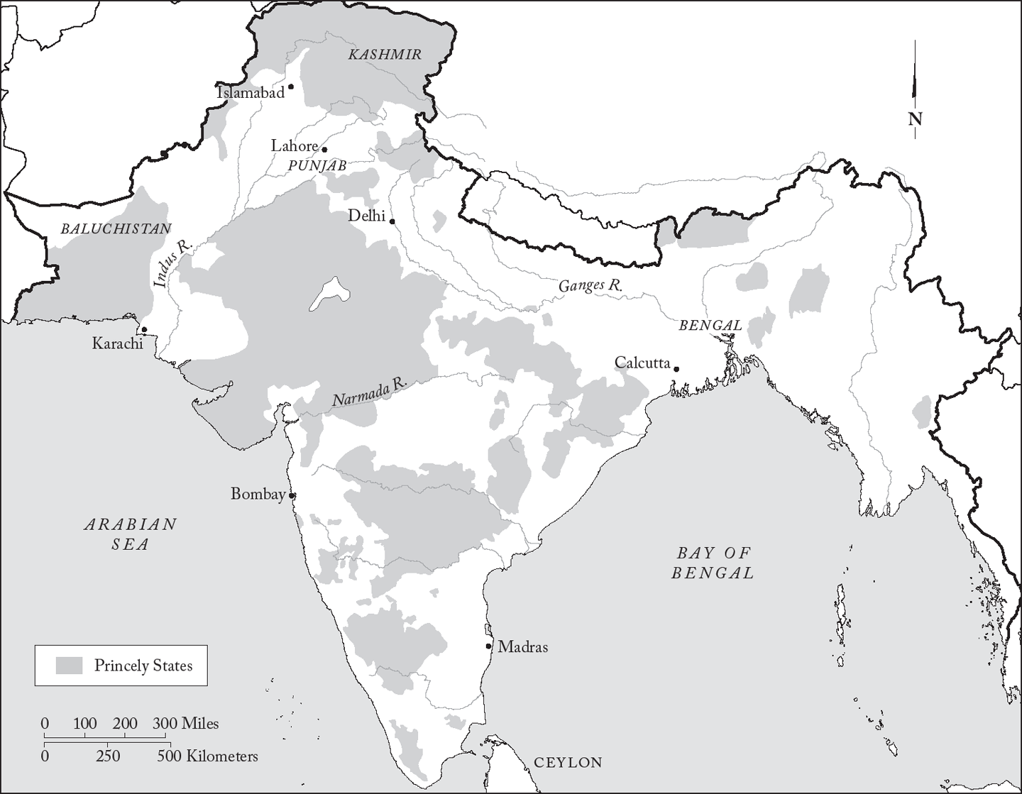 Map 3a The British Raj 19191947 Map 3b The Partition of India and Pakistan - photo 5