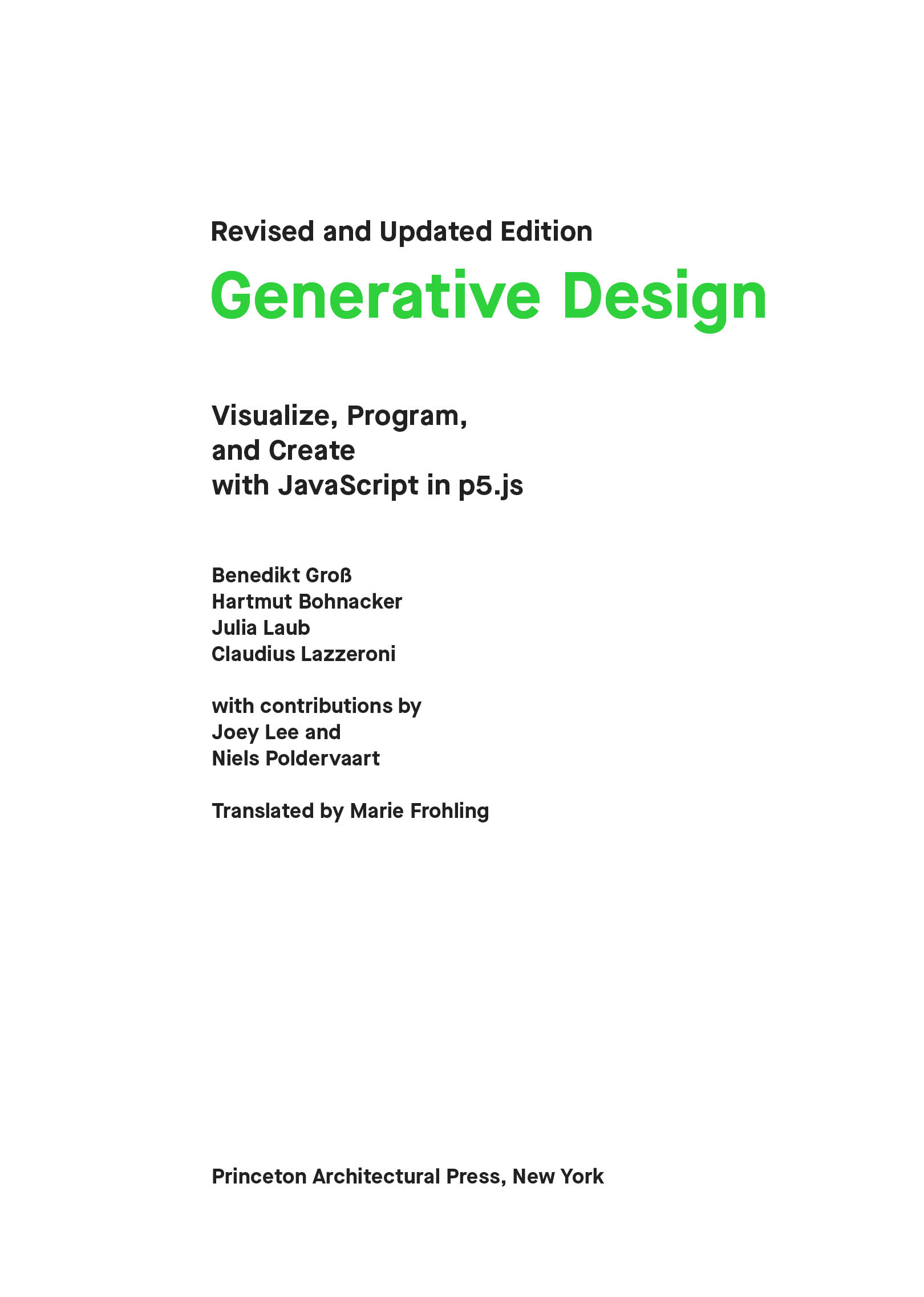 I0 Preface Generative design has long ceased to be a trade secret among design - photo 2