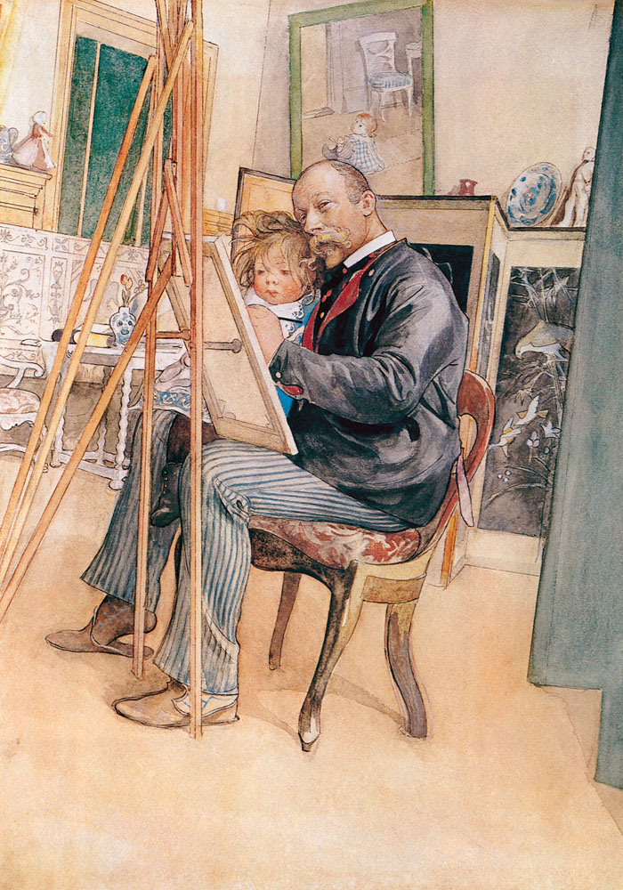 Seen in the Mirror 1895 Watercolour on paper Gteborgs Konstmuseum Gteborg - photo 2