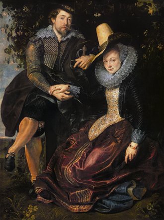 Rubens and Isabella Brant in the Honeysuckle Bower c 1609 Oil on canvas - photo 5