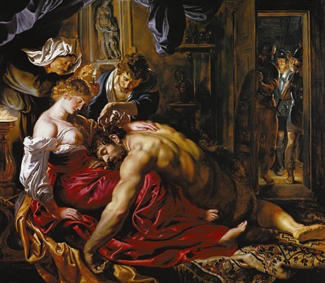 Samson and Delilah c 1609-1610 Oil on panel 185 x cm The National - photo 6