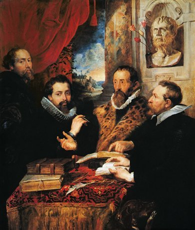 The Four Philosophers 1611-1612 Oil on canvas 164 x cm Galleria - photo 7