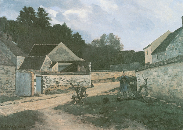 2 Village Street in Marlotte near Fontainebleau 1866 Oil on canvas 50 x - photo 4