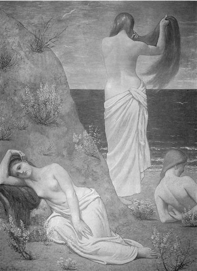 Young Girls on the Edge of the Sea Pierre Puvis de Chavannes 1879 Oil - photo 1