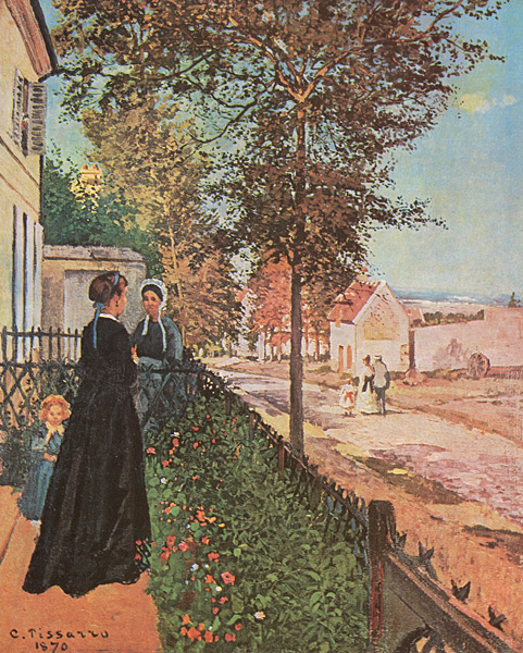 The Road from Versailles to Louveciennes 1870 Oil on canvas 100 x 81 cm - photo 3