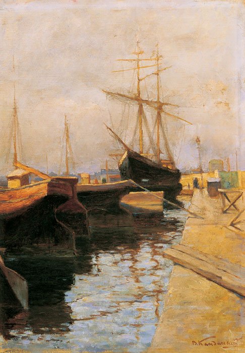 The Port of Odessa late 1890s Oil on canvas 65 x cm Tretyakow Gallery - photo 5