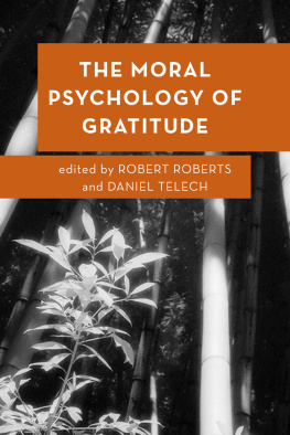 Robert Roberts The Moral Psychology of Gratitude