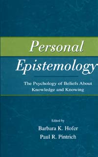 title Personal Epistemology The Psychology of Beliefs About Knowledge - photo 1