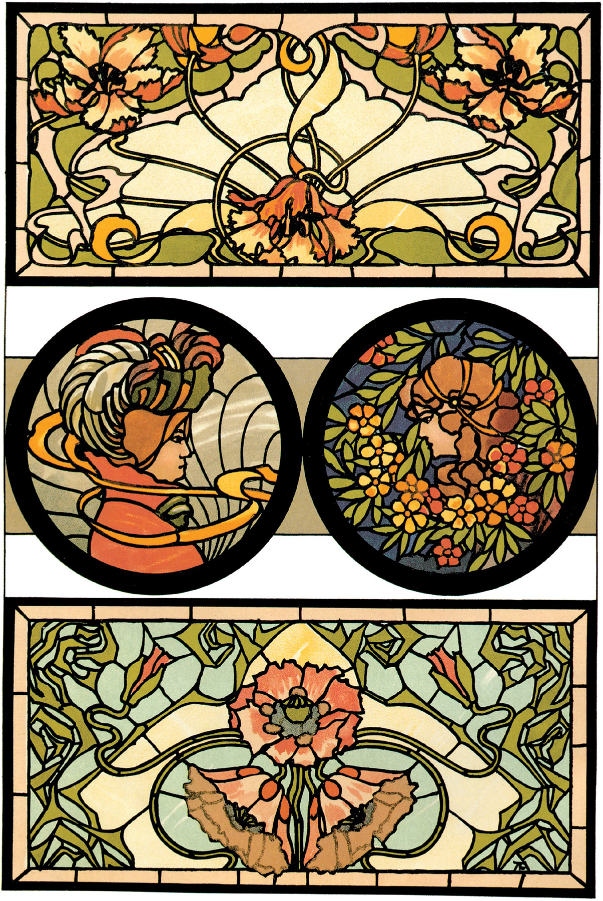 Masterworks of Art Nouveau Stained Glass - photo 6