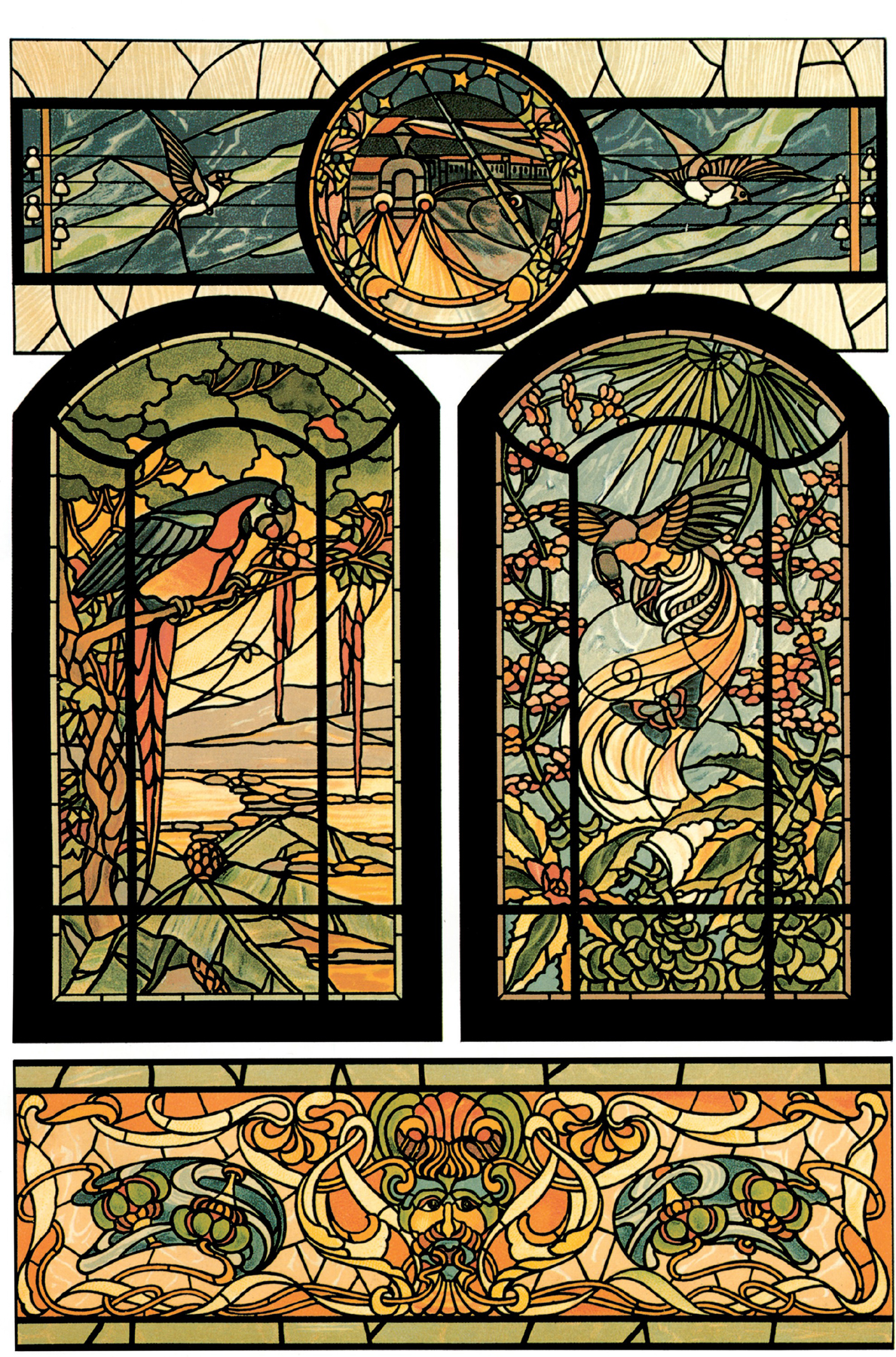 Masterworks of Art Nouveau Stained Glass - photo 7