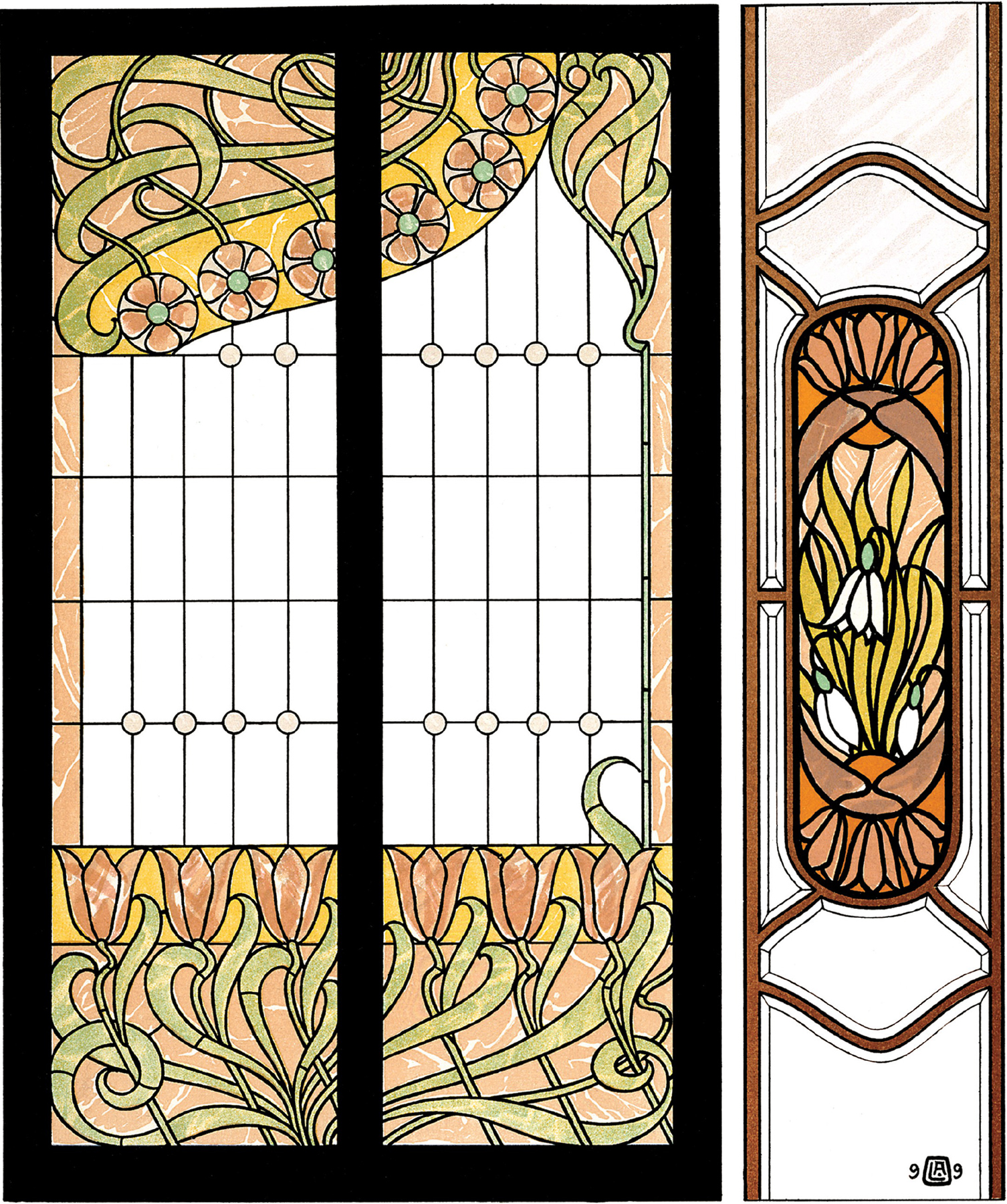 Masterworks of Art Nouveau Stained Glass - photo 15