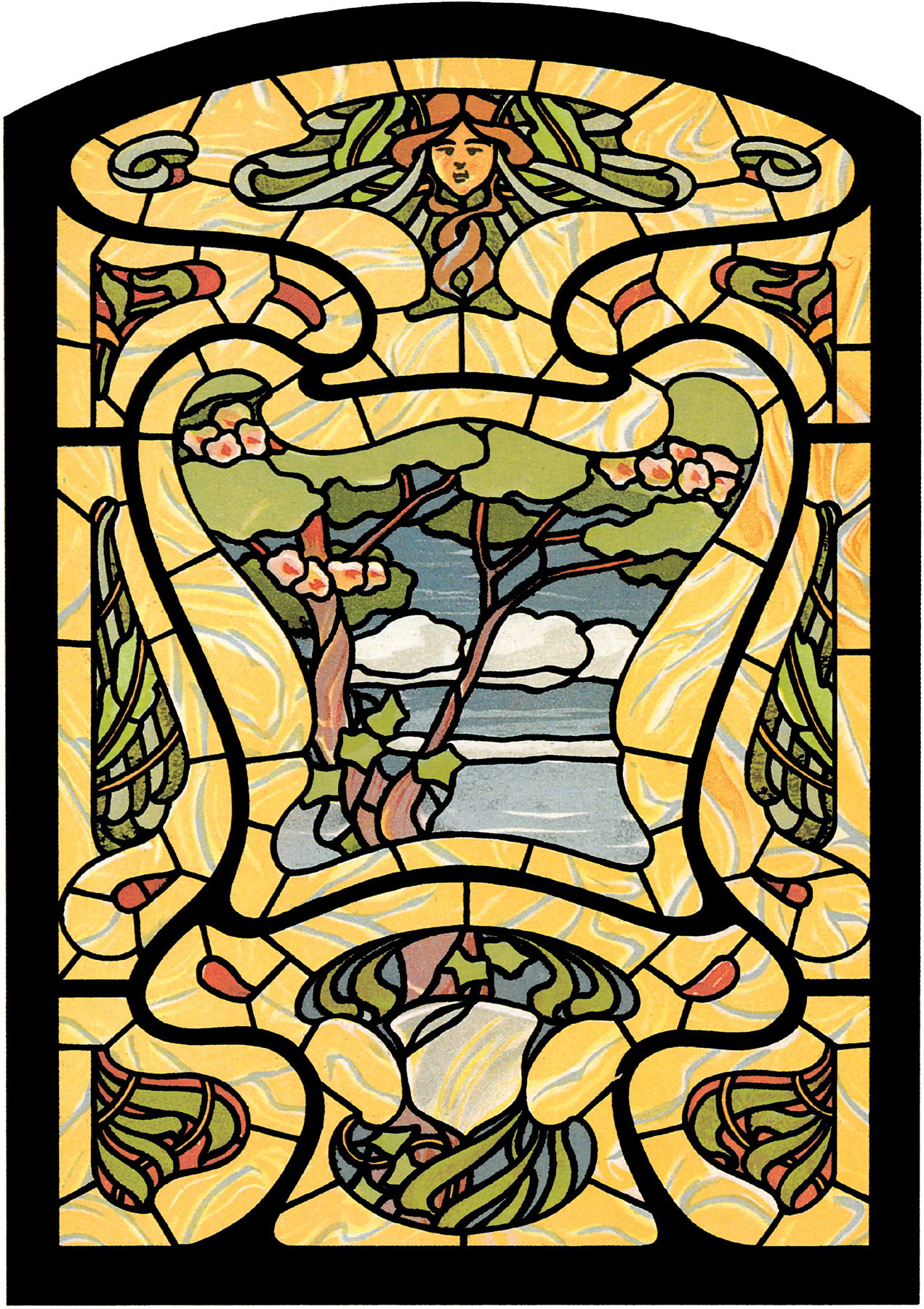 Masterworks of Art Nouveau Stained Glass - photo 16