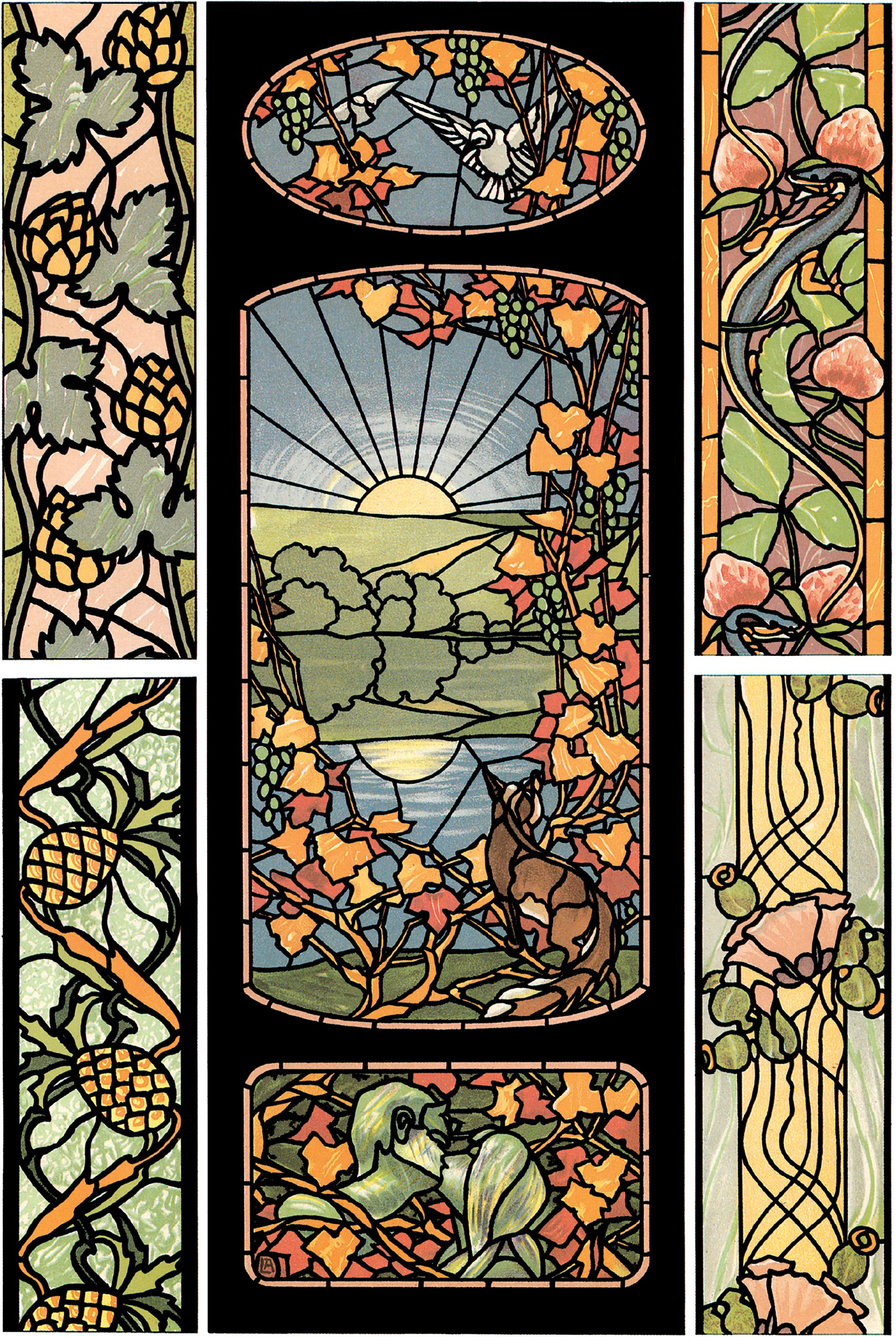 Masterworks of Art Nouveau Stained Glass - photo 20