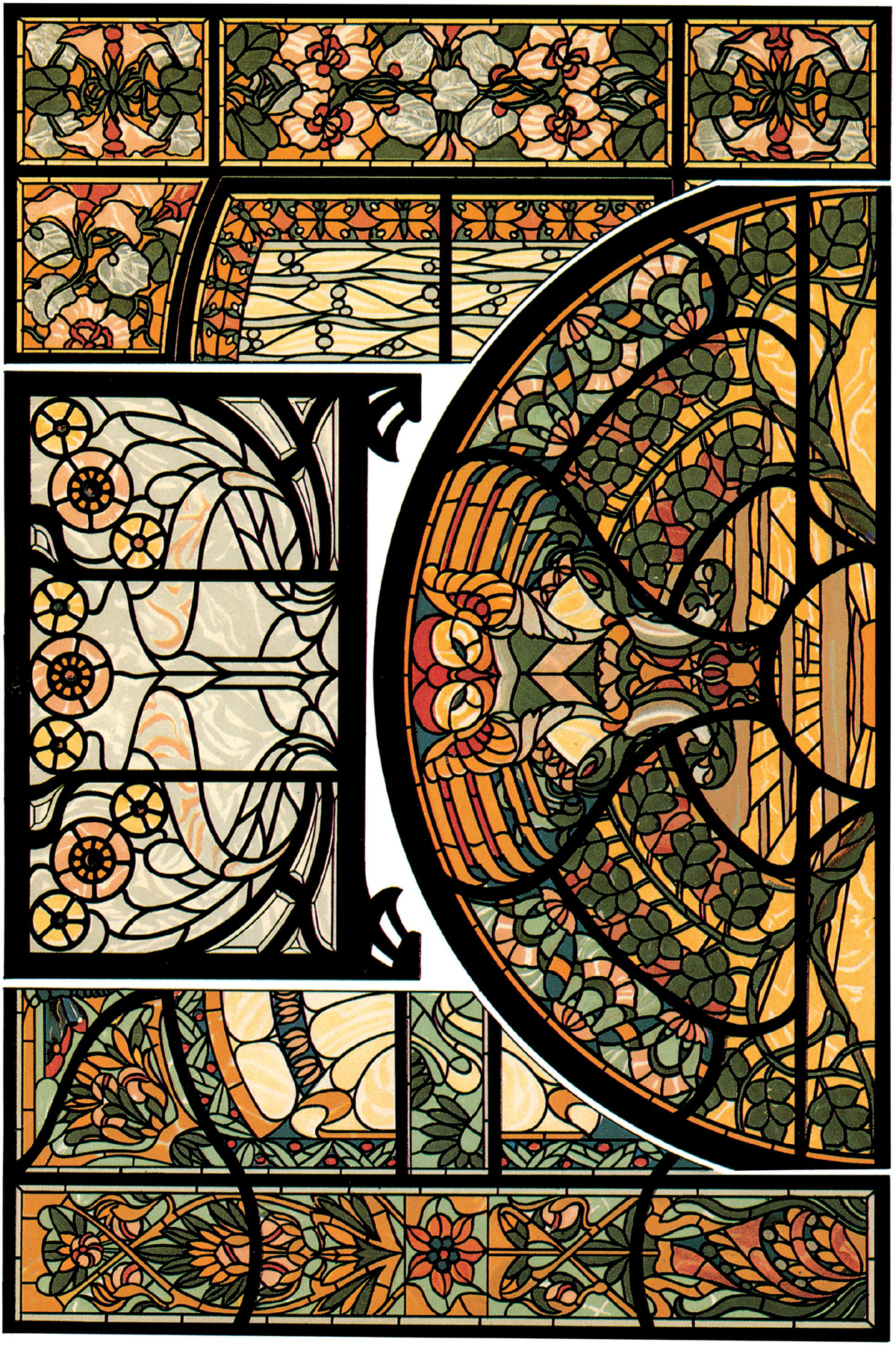 Masterworks of Art Nouveau Stained Glass - photo 28