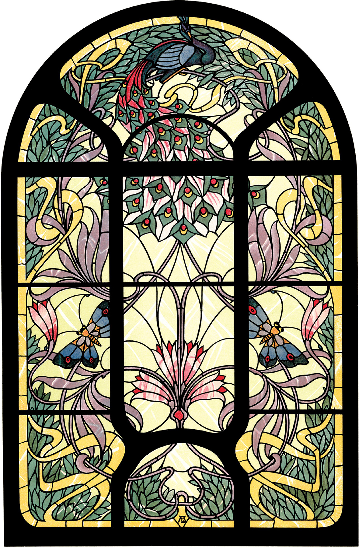 Masterworks of Art Nouveau Stained Glass - photo 5