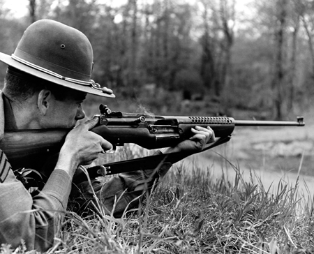 In May 1940 an M1941 Johnson was fired in a trial comparing it to the M1 - photo 12