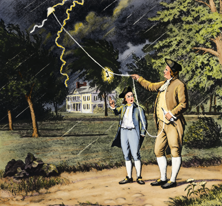 Benjamin Franklins 1752 experiment identified lightning as electricity and - photo 2