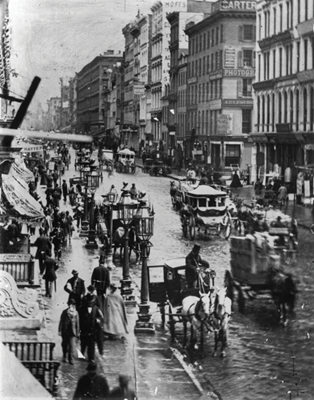 In 1860 New York was the most populous city in America Broadway bustled with - photo 6