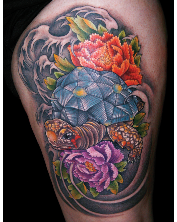 A colourful and detailed animal portrait by Jo Harrison Modern Body Art - photo 6