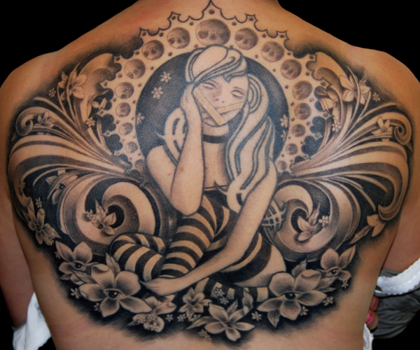 Tattoo by Mark Gibson Monki Do Belper UKBy Dawnii Painted Lady Tattoo - photo 9