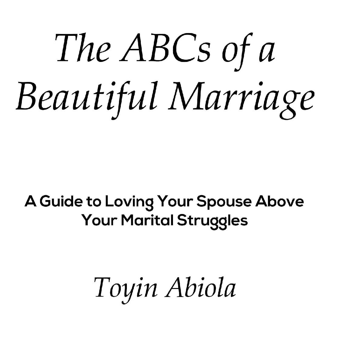 Copyright 2016 Toyin Abiola All rights reserved No part of this book may be - photo 1