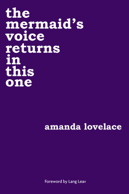 Amanda Lovelace - the mermaid’s voice returns in this one