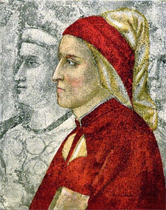 A portrait of Dante attributed to Giotto Dante meets Beatrice at the Santa - photo 13