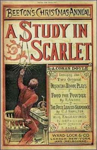 One of the few surviving first edition annual covers A STUDY IN SCARLET - photo 11