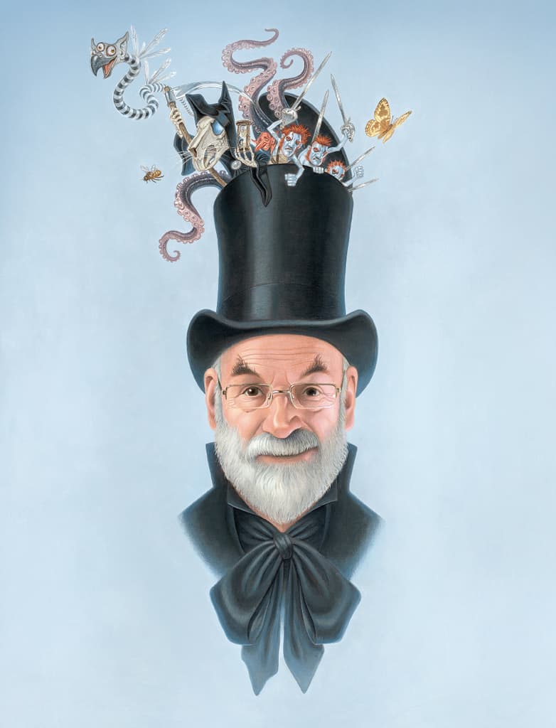 THE IMAGINARIUM OF PROFESSOR PRATCHETT ACRYLIC ON CANVAS 77cm 56cm 2017 - photo 5