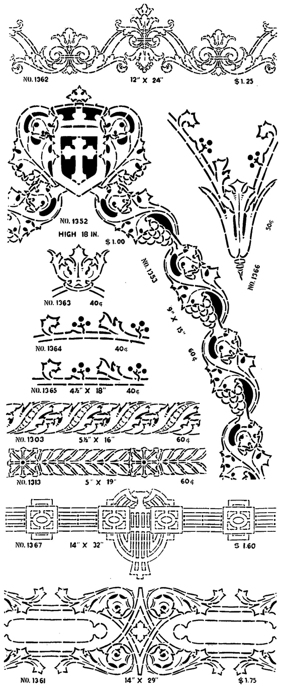 2286 Traditional Stencil Designs - photo 12