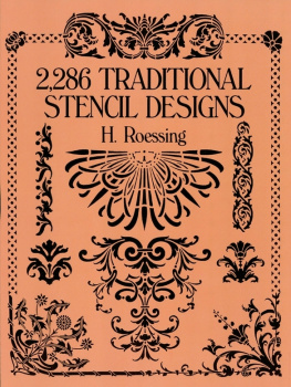 H. Roessing - 2,286 Traditional Stencil Designs