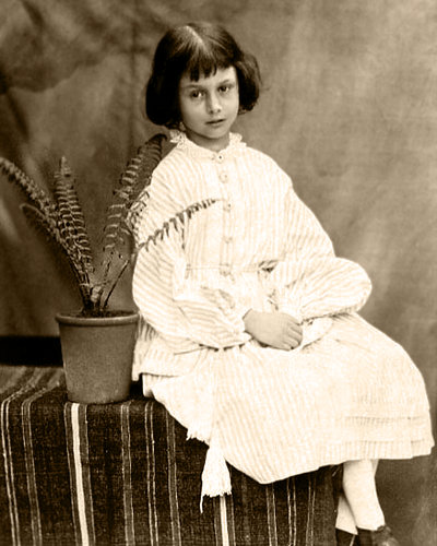 Alice Liddellthe real life inspiration for Aliceaged 7 photographed by Carroll - photo 8