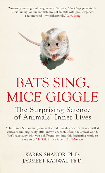 BATS SING MICE GIGGLE The Surprising Science of Animals Inner Lives KAREN - photo 1